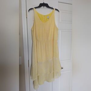 A New Day Yellow Sleeveless Dress